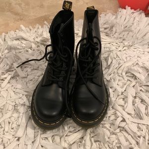 Black doc martens- brand new